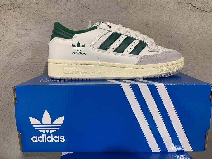 Adidas centennial 85 low shoes men-white/green/grey